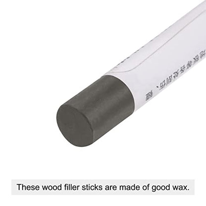 uxcell Wood Wax Filler Stick Furniture Crayons Wooden Repair Wax Filler - color: Mellow Dim Gray