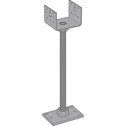 Simpson Strong-Tie PPBF44 PPBF Adjustable Porch Post Base for 4x4