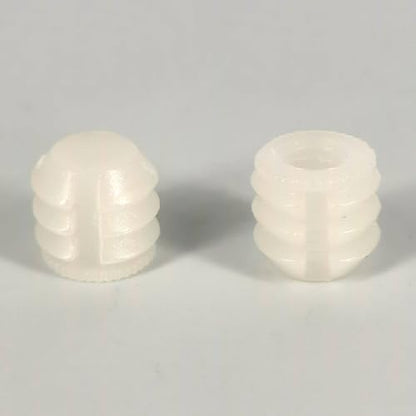 Plastic Dowel Plastic Hinge Dowel Inserts 0.41"x0.42" Cabinet Door Hinge Dowels 100 Pack - size: 0.41"x0.42"(10.5mmx10.7mm) Regular