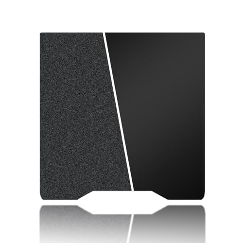 265x280mm Black Build Plate for Creality Hi Combo, Double Sided Textured PEI+Smooth PEI Flexible Spring Steel Platform Heated Printing Bed for Creality Hi Combo 3D Printer - size: 265x280mm