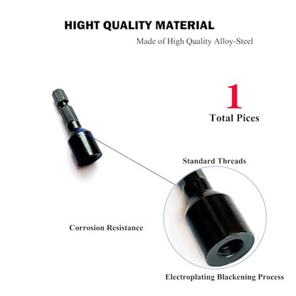 1/4"-20 Hanger Bolt Driver Double Headed Wood Screws Fully All Threaded Rod Threaded Insert Hexagon Head Drill Driver Bits - size: Driver 1/4-20"-1pcs