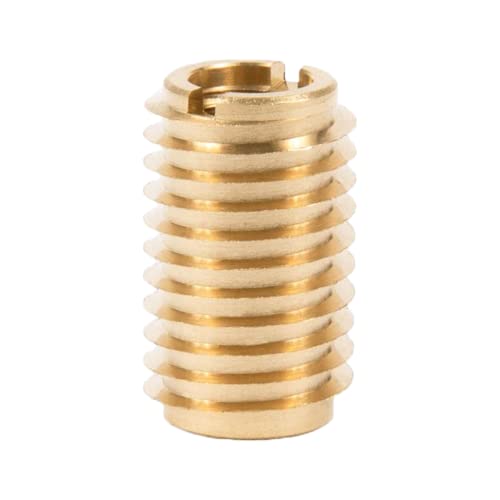 E-Z LOK Thread Insert for Hard Wood, 0.25-20, 0.75 in, 10 ct