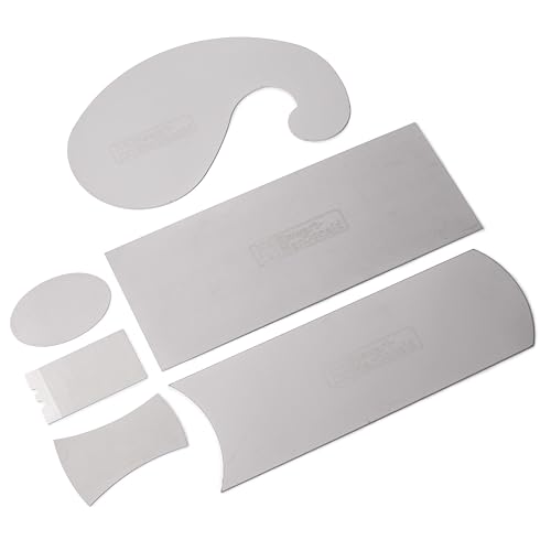 StewMac Scraper Blades, Set of 6 - size: Set of 6