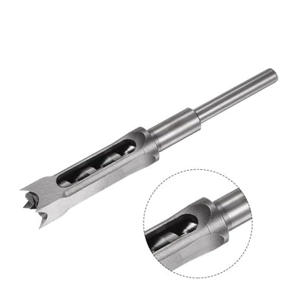uxcell Square Hole Drill Bit, 7/8" High-Carbon Steel Hollow Chisel Mortise Power Tool for Woodworking - size: 7/8"