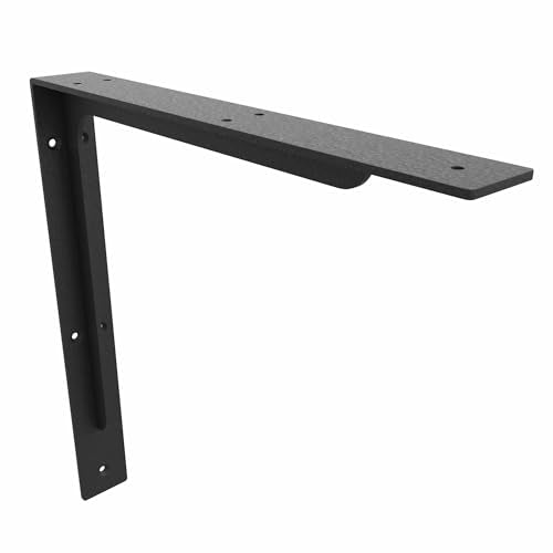 The Original Contractor Utility Bracket (16 x 16 Inches) for Professional Contractors, Securing Shelving, Custom Projects, Heavy Duty Utility Brackets, Steel Construction, Proudly Made in The USA - size: 16 x 16 Inches