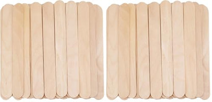 Hedume 1200 Pack Large Wide Wax Sticks, Wood Wax Spatula Applicator, Body Hair Removal Craft Sticks Applicator Spatula - size: 600 Count (Pack of 2)