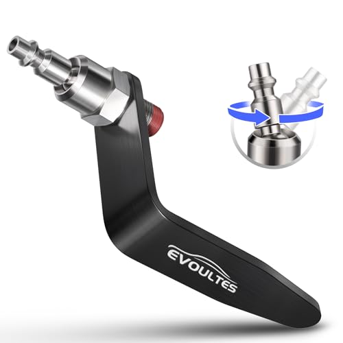 EVOULTES Pneumatic Tool Rafter Hook Hanger,360° Swivel & 1/4'' Air Fitting