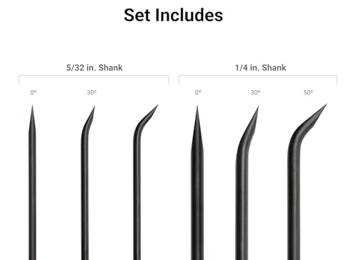 TEKTON Mini Pry Bar Set, 6-Piece | LRD90806 - size: 6-Piece Set