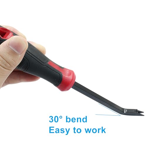 Black & Red Heavy Duty Staple Puller Tool - color: Black & Red, size: 7.9"