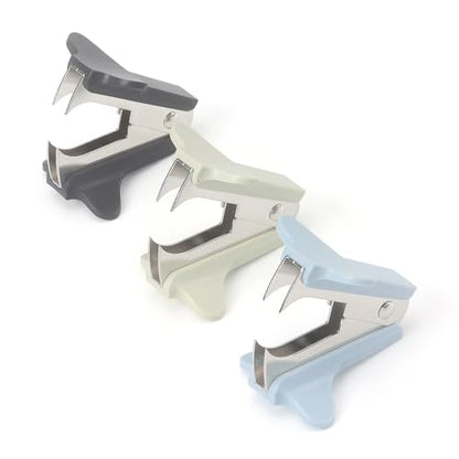 ZZTX 3 Pack Staple Remover (Blue, Green, Dark Gray) - color: Blue, Green, Dark Gray