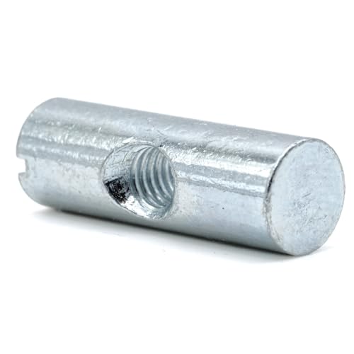 ReplacementScrews M6 x 30mm Cross Dowel Barrel Nuts with Centered Hole
