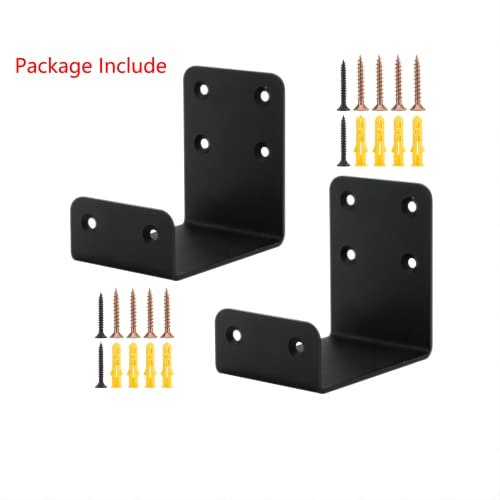 Heavy Duty Mantel Brackets，Floating Shelf Fireplace Bracket，U-Shaped Beam-Style Mantel Support(2 Packs). (4x4x3) - size: 4x4x3"