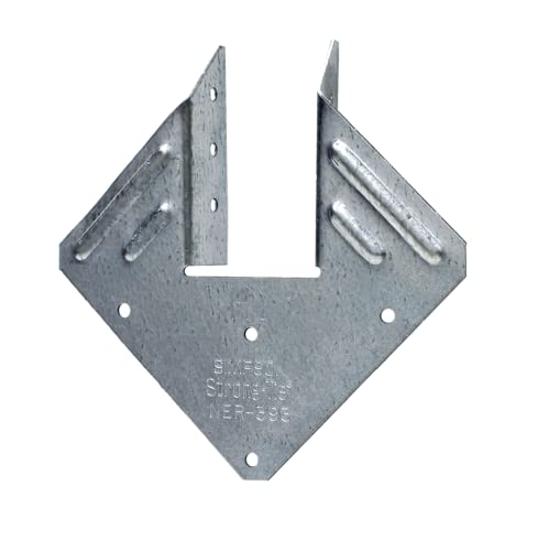 Simpson Strong-Tie H1Z Hurricane Tie 100 Pack - ZMAX Galvanized 18-Gauge, Truss Tie - size: 100 Pack