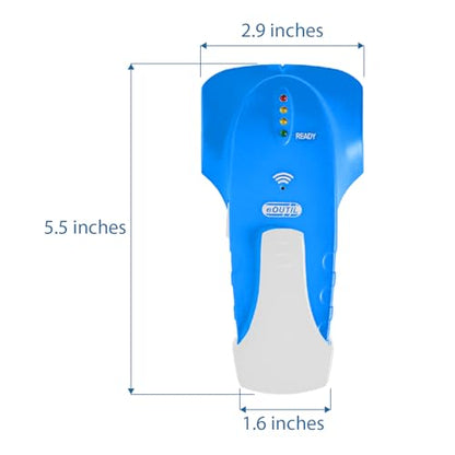 Stud Finder Wall Scanner Wood and Metal Detector Sensor for 3/4 inch Thickness Wall (Bule) - color: Bule