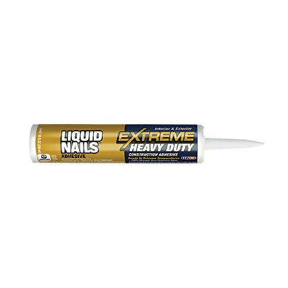 Liquid Nails Heavy Duty 10 oz Tan Construction Adhesive & Extreme Heavy Duty 10 oz White Interior/Exterior Construction Adhesive