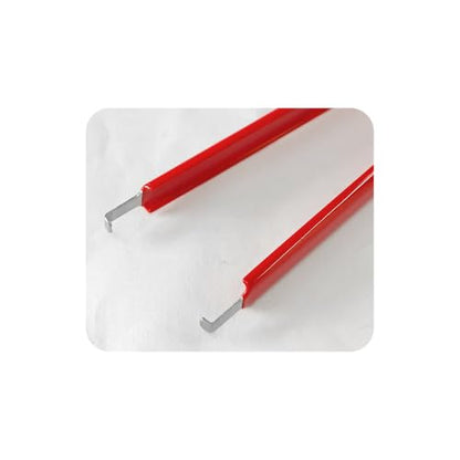 2Pcs 4.13 Inch PLCC PCB IC Chip Puller Extractor Tool(Red) - color: Red