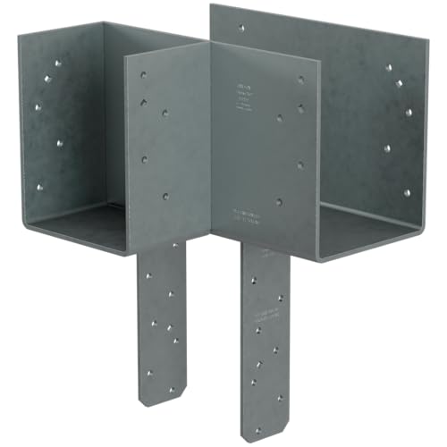Simpson Strong-Tie ECCLLQ666SDS ECCLLQ L-Shape End Column Cap for 6X Beams, 6X Post w/ SDS Screws, Skewed Left