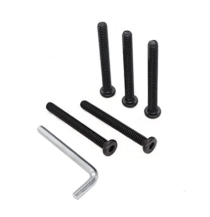 cSeao 10pcs Black 5/16-18 x 2-1/4" Socket Cap Screws Allen Head Bolts with One Hex Key - size: 5/16"-18 x 2-1/4" 10pcs