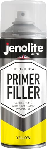 JENOLITE Primer Filler Aerosol, Quick-Drying Multi-Surface, Yellow 1x13.5oz - color: Yellow