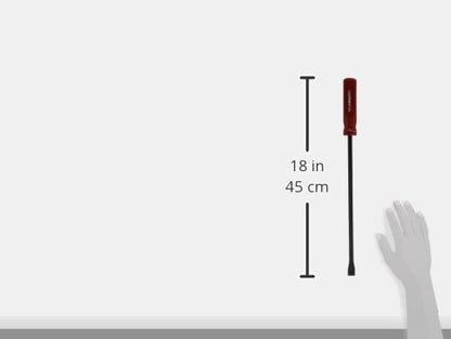 Mayhew Tools 40111 ProGrip Pry Bar, Red, 17" Curved - size: 17" Curved