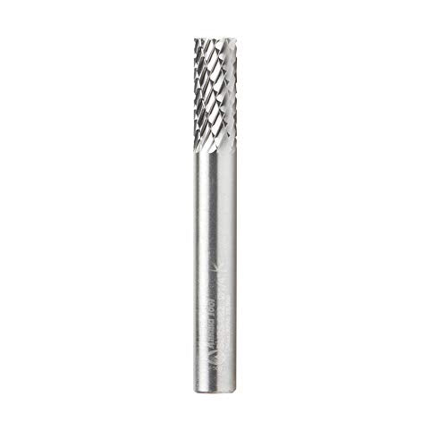 Amana Tool - BURS-082 Solid Carbide Cylindrical Shape with End Cut 1/4 Dia x 5/8 x 1/4 Sha - style: BURS-082