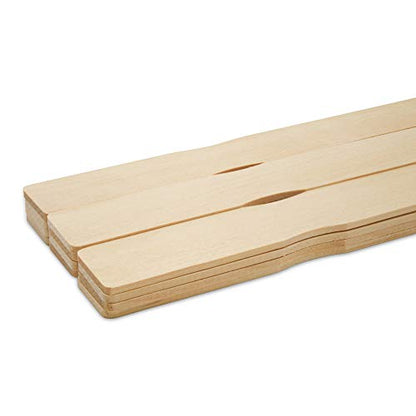 12 Inch Paint Sticks, Box of 25 Hardwood Paint Stirrers, Wood Mixing Paddles for Epoxy or Resin, Garden or Library Markers by Woodpeckers - size: 12 inch