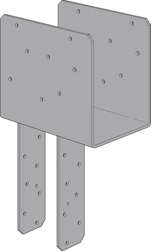 Simpson Strong-Tie ECCQ64SDS2.5 - End Column Cap Quick-Install for 6X Beams & 4X Posts with SDS Screws, Heavy-Duty Framing Bracket for Structural Support in Home Improvement Projects