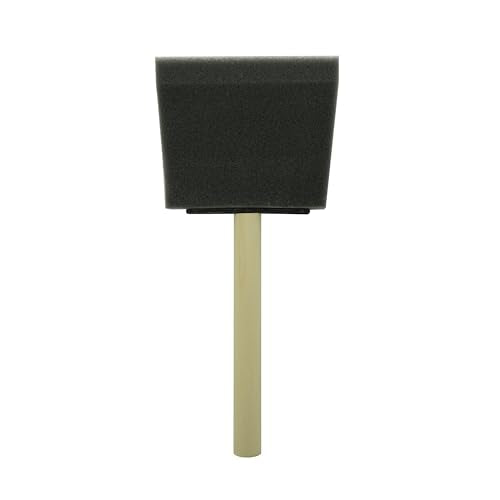 Poly Foam Brushes 3inch 12pcs, High Density Foam Paint Brush - size: 3inch 12pcs