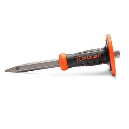 Crescent 3/4" x 12"Bull Point Chisel with Handguard - CBPC34H - style: Bull Point