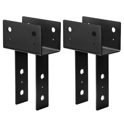 2 PCS 4x6 Column Caps Tie Bracket, Post to Beam Connector for Pergola