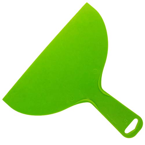 8 Inch Plastic Putty Knife, 3Pcs Flexible Paint Scraper Tool for Spackling - size: 8 inch