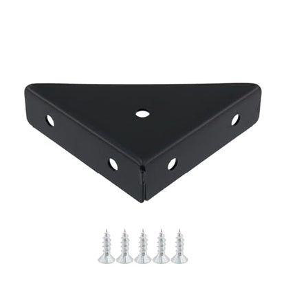 Dnyta 10 Pcs Heavy Duty Triangle Corner Braces Brackets Right Angle Bracket - style: 10pcs