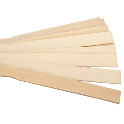 ZOENHOU 100 PCS 10 Inch Paint Sticks, Premium Wooden Paint Stir Waxing Mixing Sticks Bulk for Crafts Painting Crafting Resin Wood Paddle Hobby Projects Garden - size: 100PCS 10 Inch