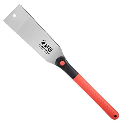 GreatNeck 75003 Japanese Pull Saw w/ 23-TPI SK5 9.5” Blade Made in Japan - style: Japanese Double-Edged Pull Cut Saw