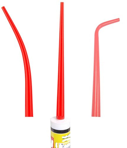3 Pack Extra Long Caulking Gun Extension Tube, Replacement Caulk Extension Nozzle Applicator