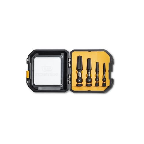 GEARWRENCH 4 PC. Bolt Biter Screw Extraction Set - 84787, Chrome, Large - size: Large, style: 4 Piece