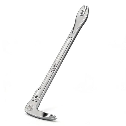 Pry Bar, 10 Inch Cats Paw Nail Puller, Mini Crowbar for Home Remolding & Woodworking Prying, Scraping, Lifting, Pulling