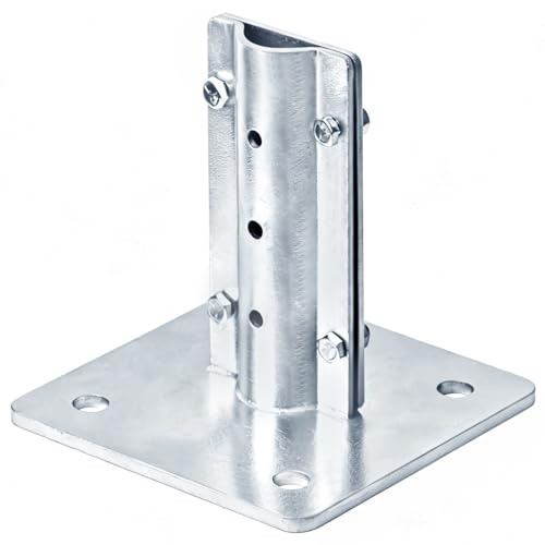 2 Pack Fence U Post Base for 1.2" U Post,Heavy Duty