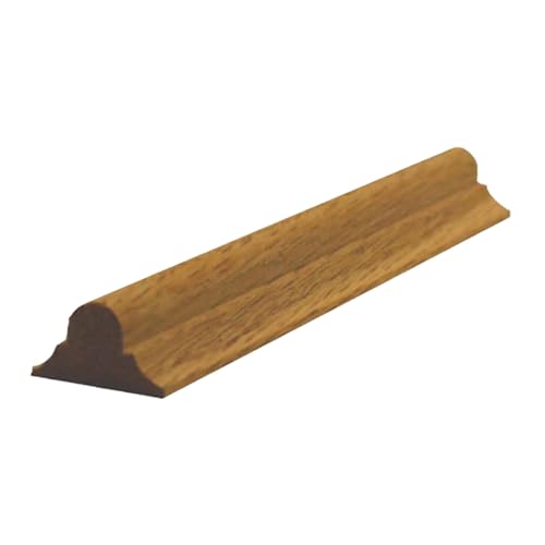 EWAS11 Astragal Moulding 13/16" Wide x 7/16" High. Unfinished, Sapele Mahogany, 94" - color: Sapele Mahogany, size: 94 inches