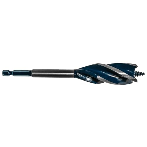 Century Drill & Tool 38656 Speed Cut Auger Bit, 7/8", Overall Length: 6" - size: 7/8 Inch x 6 Inch