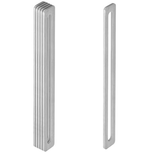 6 Pack 12" x 1" Adjustable Slotted Mending Plates, Stainless Steel - size: 12" x 1"