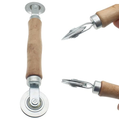 2 Pcs Screen Repair Kit Screen Roller Tool 3 in 1 Window Spline Roller for Window Screen Door Repair and Install