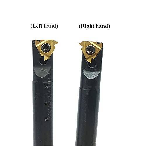 Threading Carbide Inserts 16IR 16ER AG60 with Threading Tool Holder for Steel - color: 2pcs threading boring bar + 16ER/IR