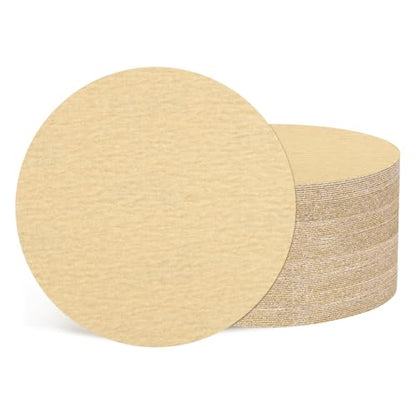 50Pcs Sanding Discs 5In 180Grit Hook and Loop Sandpapers Yellow - color: Yellow, size: 5 Inch(180 Grit)