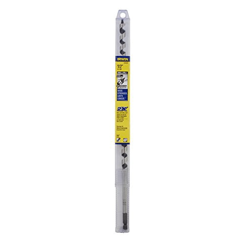 IRWIN WeldTec Auger Wood Drill Bit 1/2" X 17" (3043005) (Pack of 2) - size: One Size (Pack of 2)