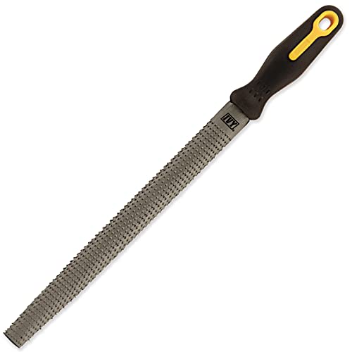 IVY Classic 12120 10" Half Round Wood Rasp, Power Pro Grip Handle, 1/Card, Metal