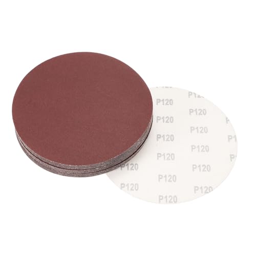 uxcell 30pcs 8" Hook and Loop Sanding Discs 120 Grit Aluminum Oxide - size: 120 Grit