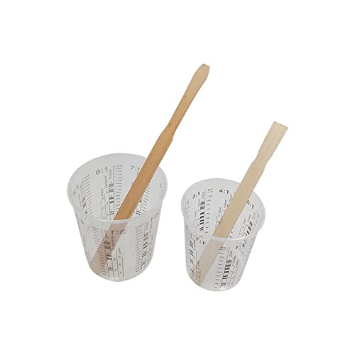 5 Gallon Paint Stir Sticks Bulk 17 inch, 10pc Wooden Paint Stirrers Mixing Paint, Large Popsicle Sticks for Crafts - color: Pack of 10, size: 17 inch