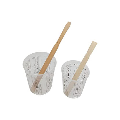 5 Gallon Paint Stir Sticks Bulk 17 inch, 10pc Wooden Paint Stirrers Mixing Paint, Large Popsicle Sticks for Crafts - color: Pack of 10, size: 17 inch