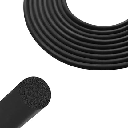 Backer Rod 1/4 Inch, EPDM Rubber Foam Caulk Saver 16.4' Black Weather Strip Seal for Concrete Joints, Wall Cracks, Driveway and Joint Fillers. - style: Black-16.4'